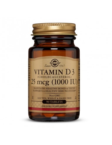 Solgar Vitamina D3, 1000 ui, 90 capsule - UZ-GENERAL - SOLGAR