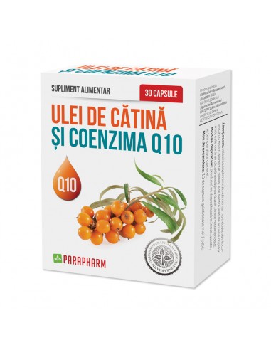 Ulei de Catina si Coenzima Q10, 30 capsule, Parapharm - UZ-GENERAL - PARAPHARM