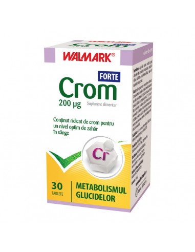 Crom Forte, 30 tablete, Walmark - UZ-GENERAL - WALMARK