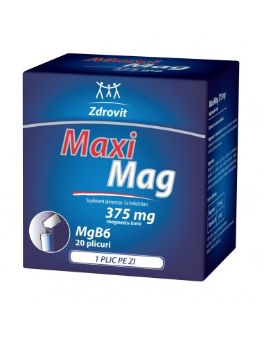 MaxiMag, 375 mg, 20 plicuri, Zdrovit - UZ-GENERAL - ZDROVIT