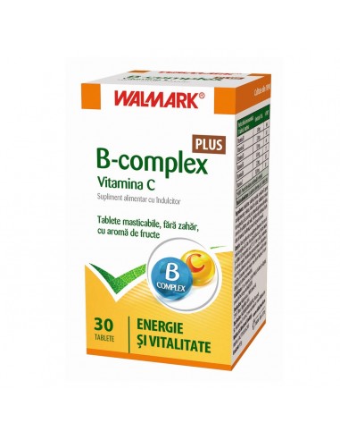 B Complex + Vitamina C, 30 tablete, Walmark - UZ-GENERAL - WALMARK