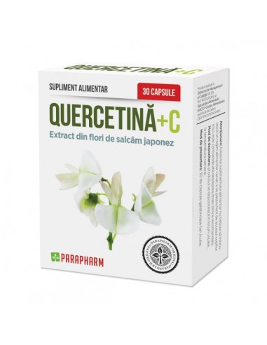 Quercetina + C, 30 capsule, Quantum Pharma - UZ-GENERAL - QUANTUM PHARM