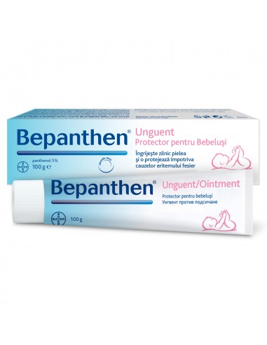 Bepanthen Unguent pentru iritatiile de scutec, 100 g, Bayer - ERITEM-FESIER - BAYER