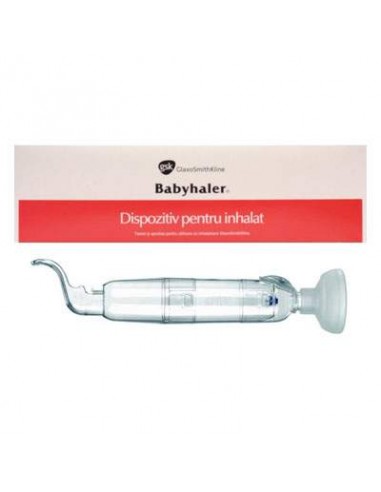 Babyhaler,  dispozitiv pentru inhalat, GSK - HTTPS://WWW.FARMACIILEDAV.RO/MAMA-SI-COPILUL/APARATURA-DISPOZITIVE-MEDICALE/NEBULIZATOARE - GSK SRL OMEGA PHARMA