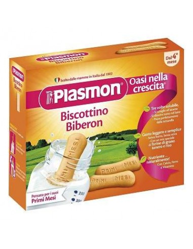 Biscuiti pentru Biberon Plasmon, +4 luni, 320g - CEREALE-BISCUITI - PLASMON