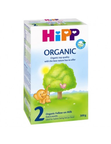 Lapte de Continuare HIPP 2 Organic pentru Sugari, 300 g, de la 6 luni - FORMULE-LAPTE - HIPP