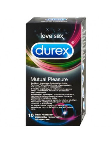 Durex Prezervative Mutual Pleasure, 10 bucati - PREZERVATIVE - DUREX