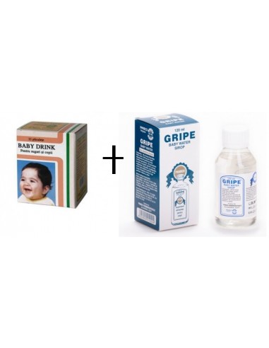 Gripe Baby Water sol * 120ml Pharco+ Baby Drink * 12pl - COLICI - PHARCO