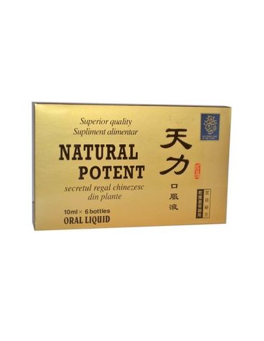 Natural potent, 6 fiole - TONICE-SEXUALE-BARBATI - CHINA