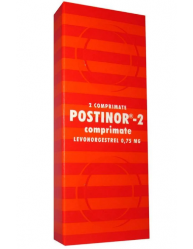 Postinor-2 0.75mg, 2comprimate, Gedeon - CONTRACEPTIE-DE-URGENTA - GEDEON RICHTER