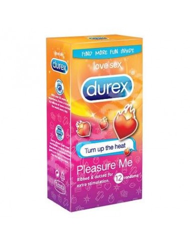 Durex Pleasure Me, 12 bucati - PREZERVATIVE - DUREX