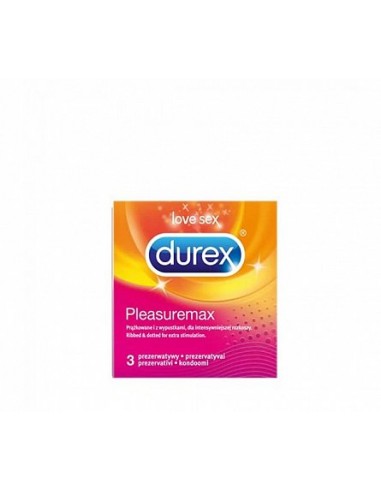 Durex Pleasure Max, 3buc - VIATA-SEXUALA - DUREX