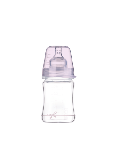 Lovi Biberon Sticla Diamond Glass Baby Shower Fata 74/104, 150 ml, +0luni - BIBEROANE-SI-ACCESORII - LOVI