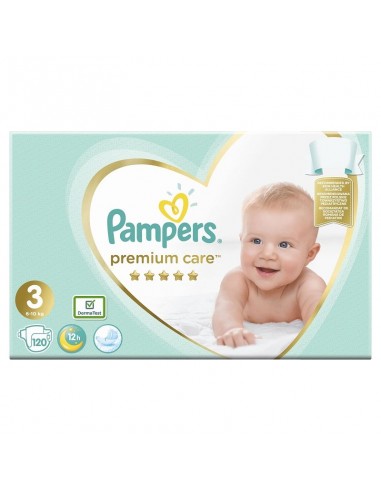 Scutece Pampers Premium Care NR 3, 6-10 kg, 120 bucati -  - PAMPERS