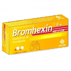 Bromhexin 8 mg,  20 comprimate, Helcor