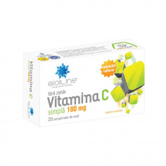 Vitamina C simpla 180mg, 20 comprimate Helcor