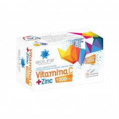 Vitamina C+Zinc, 30 comprimate,  Helcor