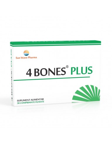 4 Bones Plus,  30 comprimate, SunWavePharma -  - SUNWAVE