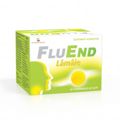 FluEnd lamaie, 20 comprimate de supt