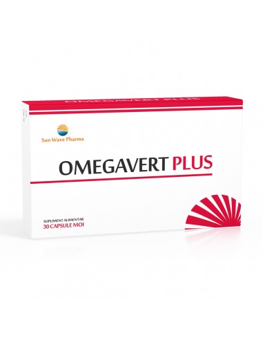 Omegavert plus, 30 capsule, SunWavePharma - AFECTIUNI-CARDIOVASCULARE - SUNWAVE