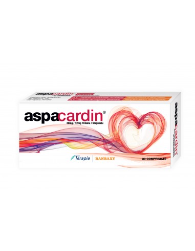 Aspacardin, 30 comprimate, Terapia - AFECTIUNI-CARDIOVASCULARE - TERAPIA