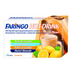 Faringo Hot Drink, 8 plicuri, Terapia