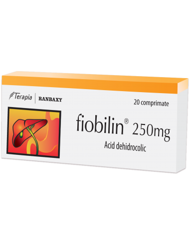 Fiobilin 250 mg, 20 comprimate, Terapia - AFECTIUNI-BILIARE - TERAPIA