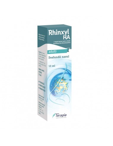 Rhinxyl Ha Adulti 0.1% picaturi, 10ml, Terapia - NAS-INFUNDAT - TERAPIA