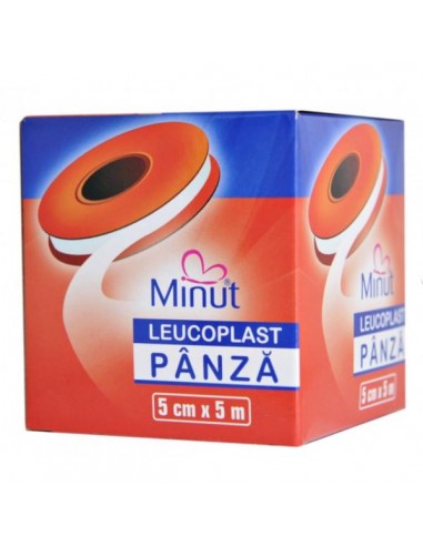 Leucoplast Panza 5cm/5m, Minut - FESI-PLASTURI-SI-PANSAMENTE - MINUT 