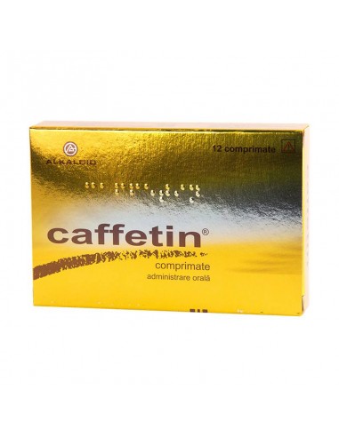 Caffetin, 12 comprimate - DURERE-SI-FEBRA - ALKALOID AD.SKOPJE JOIT STOCK COMPANY
