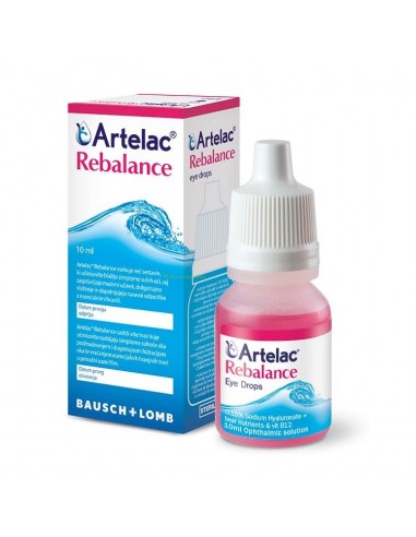 Artelac Rebalance Picaturi oftalmice, 10 ml, Bausch Lomb - AFECTIUNI-ALE-OCHILOR - BAUSCH & LOMB