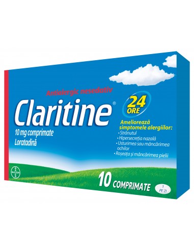 Claritine 10mg, 10 comprimate, Bayer - ALERGII - BAYER
