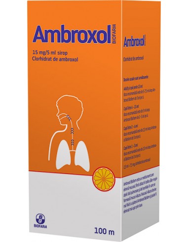 Ambroxol Biofarm 15 mg/5 ml SIROP - TUSE-CU-SECRETII - BIOFARM