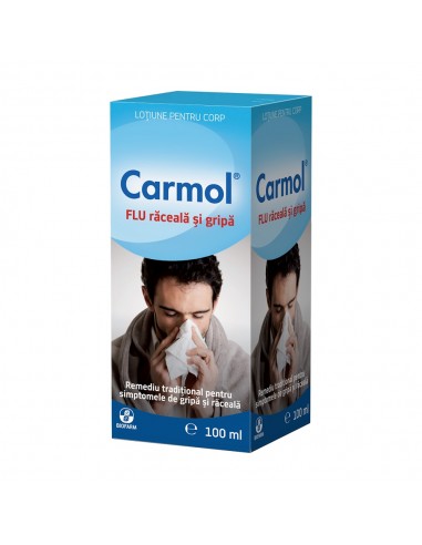 Carmol Flu, raceala si gripa, 100 ml, Biofarm - RACEALA-GRIPA - BIOFARM
