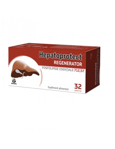 Hepatoprotect Regenerator, 32 capsule moi, Biofarm - HEPATOPROTECTOARE - BIOFARM