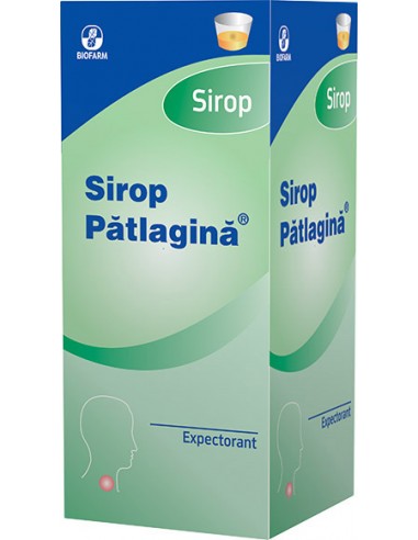 Sirop Patlagina, 100 ml, Biofarm - TUSE - BIOFARM