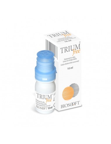 Trium free picaturi, 10 ml, Biosooft Italia - AFECTIUNI-ALE-OCHILOR - BIOSOOFT