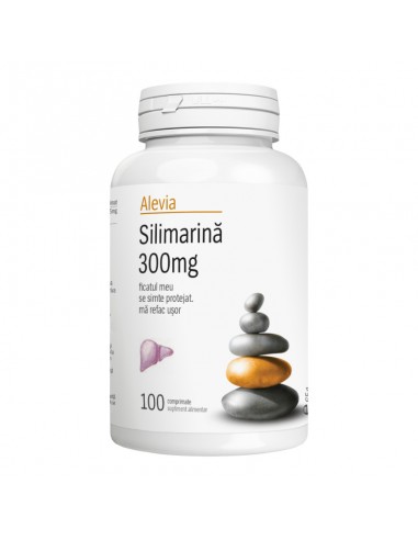 Silimarina 300 mg, 100 comprimate, Alevia - HEPATOPROTECTOARE - ALEVIA