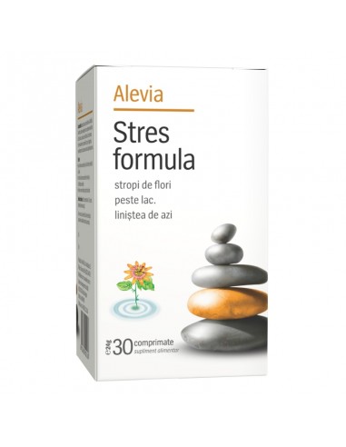 Stres formula, 30 comprimate, Alevia - STRES-SI-SOMN - ALEVIA