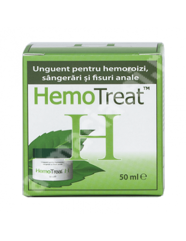 Unguent pentru hemoroizi, Hemotreat H, 50 ml -  - GLOBAL TREAT SRL