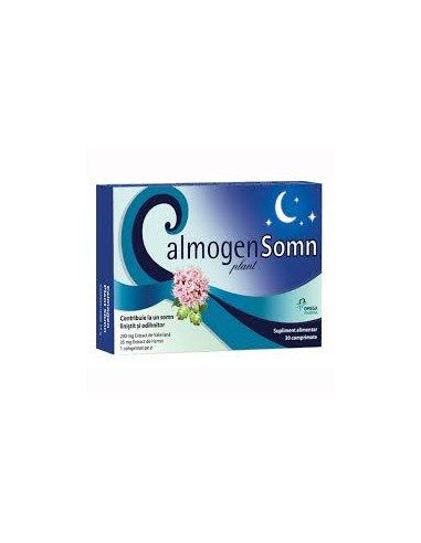 Calmogen Plant Somn, 30 comprimate, Omega Pharma - STRES-SI-SOMN - GSK SRL OMEGA PHARMA
