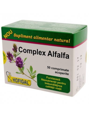 Complex Alfalfa, 50 comprimate, Hofigal - COLESTEROL - HOFIGAL