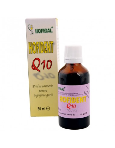Hofident Q10, 50 ml, Hofigal - RESPIRATIE-URAT-MIROSITOARE - HOFIGAL