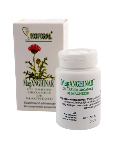 MagAnghinar, 60 comprimate, Hofigal - HEPATOPROTECTOARE - HOFIGAL