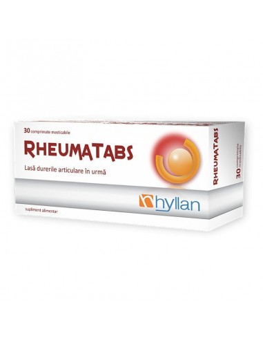 Rheumatabs, 30 comprimate masticabile, Hyllan - ARTICULATII-SI-SISTEM-OSOS - HYLLAN
