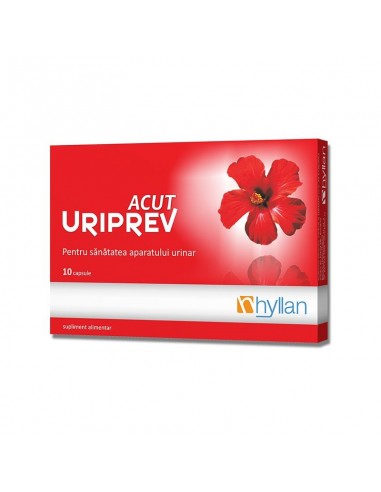 Uriprev Acut, 10 capsule, Hyllan - INFECTII-URINARE - HYLLAN
