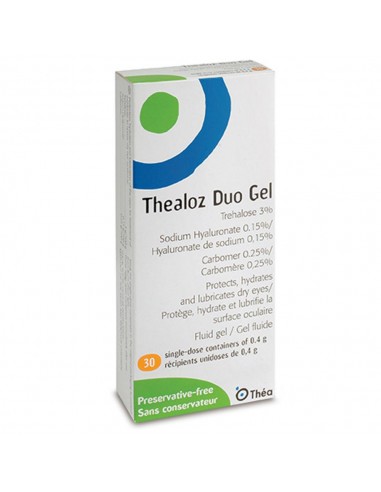 Thealoz Duo Gel, 30 monodoze, Thea - AFECTIUNI-ALE-OCHILOR - LABORATOIRES THEA