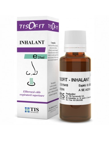 Inhalant Tisofit, 25 ml, Tis - NAS-INFUNDAT - TIS FARMACEUTIC