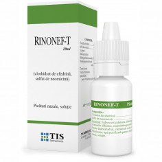 Rinonef-T picaturi nazale, 10 ml, Tis