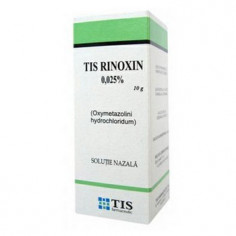 Rinoxin solutie nazala 0.25 mg, 10 ml, Tis